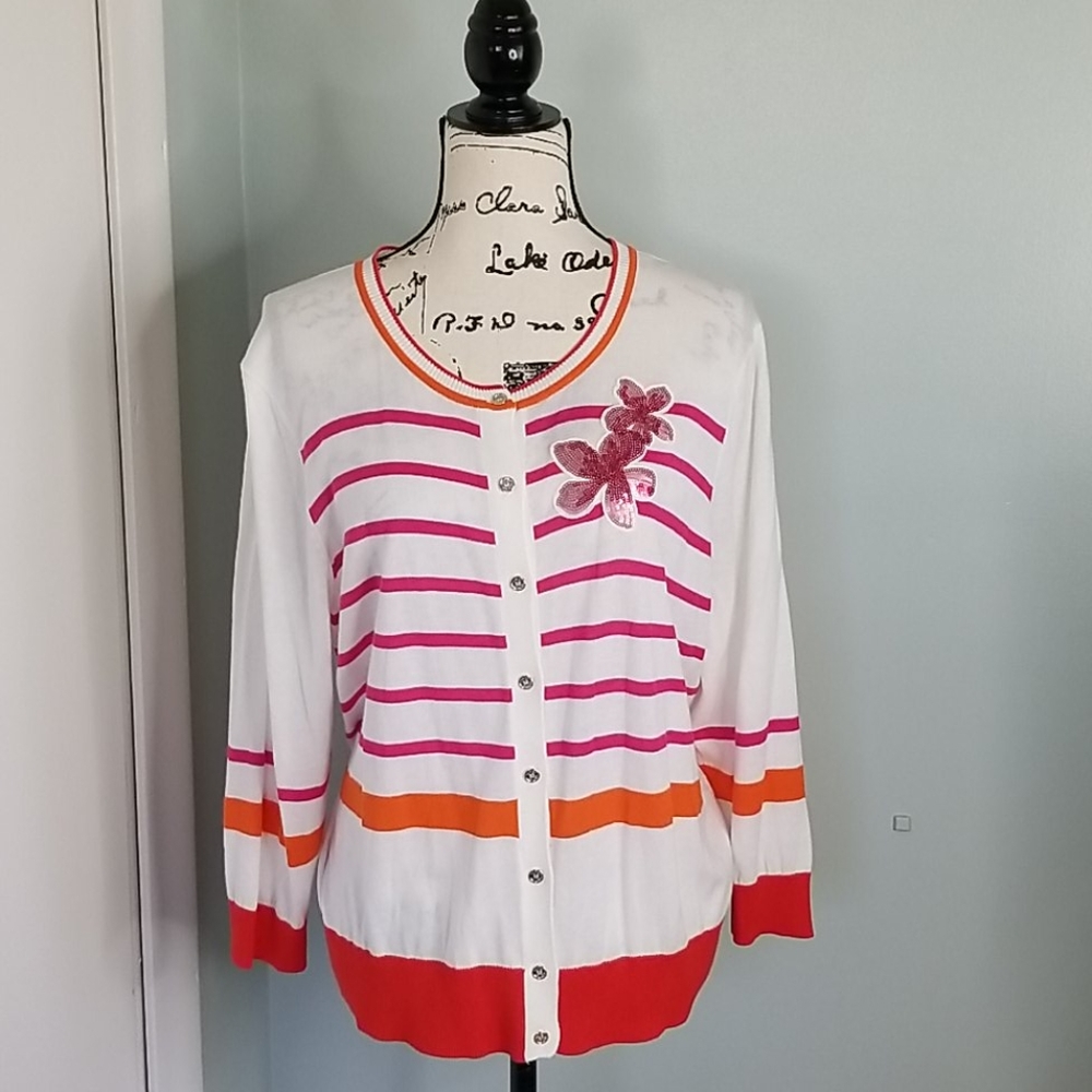 TOMMY HILFIGER ▪︎ Palm Beach striped cardigan